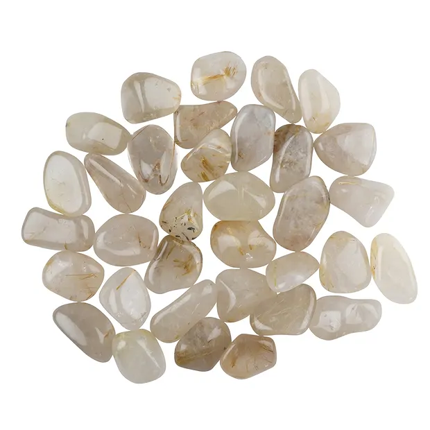 Trommelsteine Rutilquarz, 2,8 - 3,5cm (XL) | GH Edelsteine, Heilsteine & Schmuck