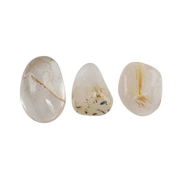 Trommelsteine Rutilquarz, 2,8 - 3,5cm (XL) | GH Edelsteine, Heilsteine & Schmuck