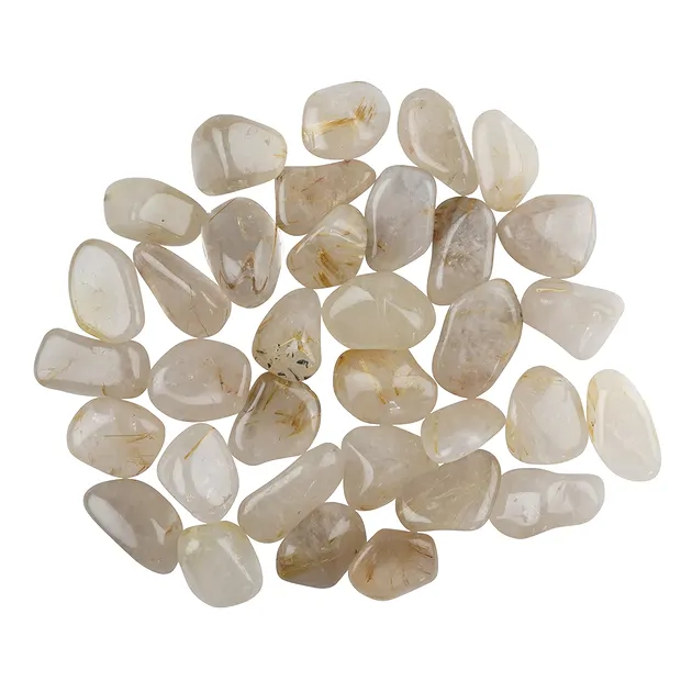 Trommelsteine Rutilquarz, 2,8 - 3,5cm (XL) | GH Edelsteine, Heilsteine & Schmuck