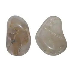 011770301 Tumbled Stone Rutilated Quartz, 2,5 - 3,5cm (L) | gems, healing stones & jewelry