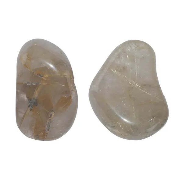 Pierres roulées Quartz-Rutile, 2,5 - 3,5cm (L) | Marco Schreier