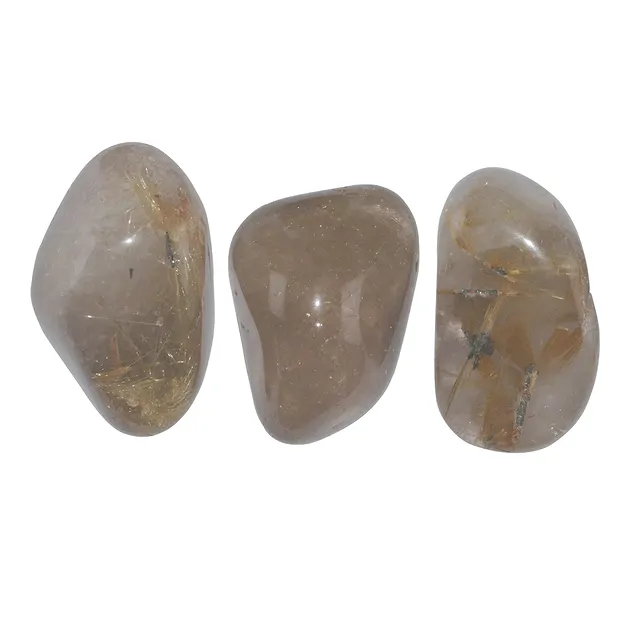Tumbled Stone Rutilated Quartz, 2,0 - 2,5cm (M) | gems, healing stones & jewelry