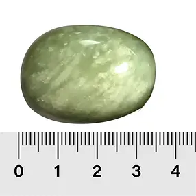 Piedra rodada Serpentina ("jade de China"), 3,0 - 3,4cm (XL) | Marco Schreier