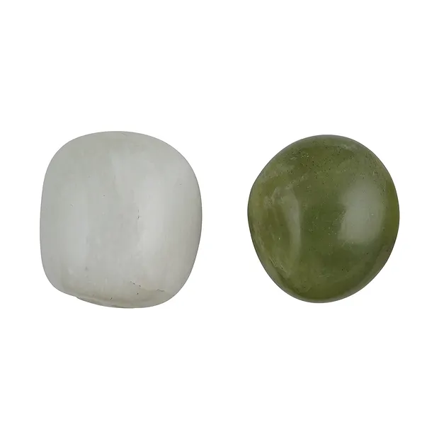 Trommelsteine Serpentin ("China Jade"), 2,6 - 3,1cm (L) | Marco Schreier
