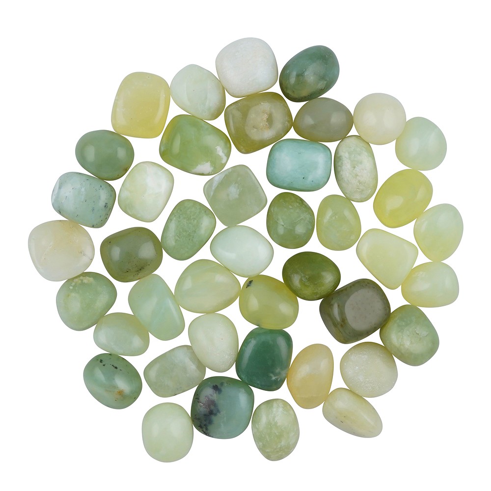 Tumbled Stones Serpentine ("China Jade"), 2,0 - 2,5cm (M) | Marco Schreier