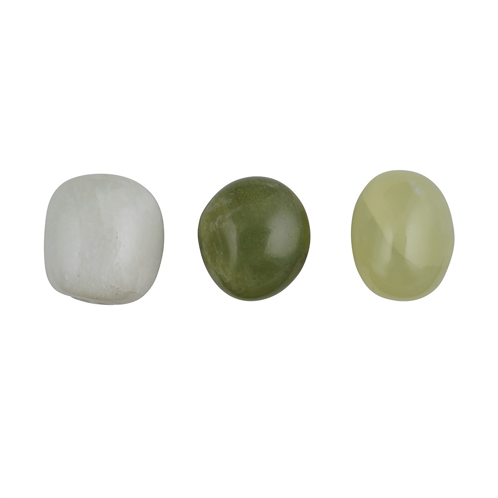 Tumbled Stones Serpentine ("China Jade"), 2,0 - 2,5cm (M) | Marco Schreier