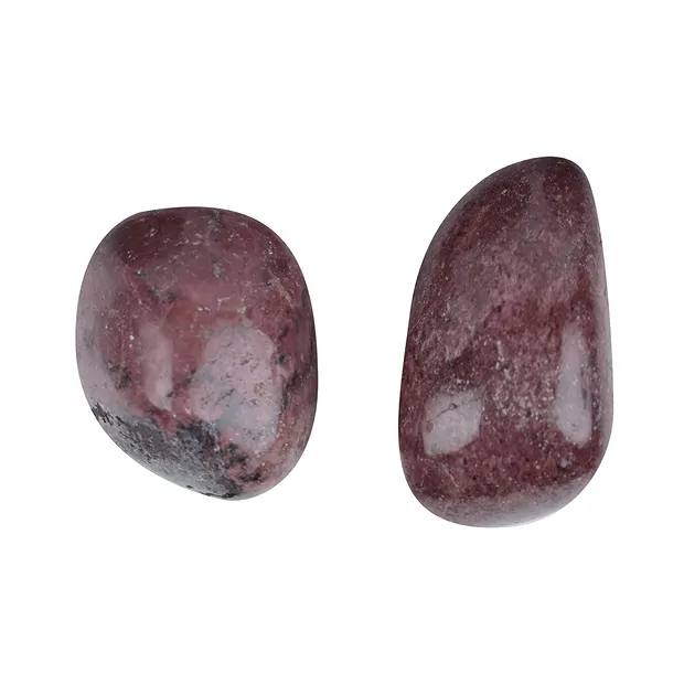 Pietra burattata Thulite, 2,5 - 3,0 cm (L) | grossista gemme e pietre curative