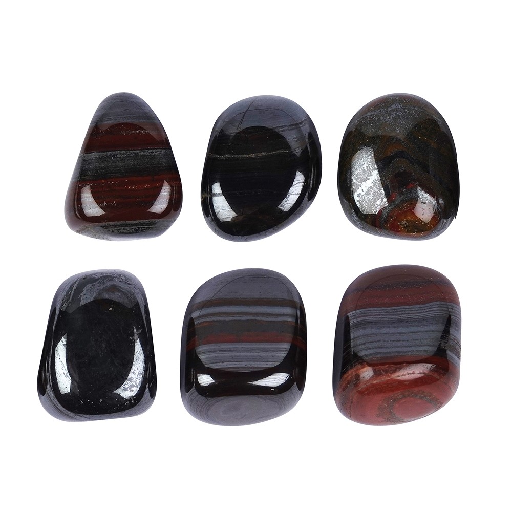 Trommelsteine Tigereisen, 2,8 - 3,2cm (L) | GH Edelsteine, Heilsteine & Schmuck