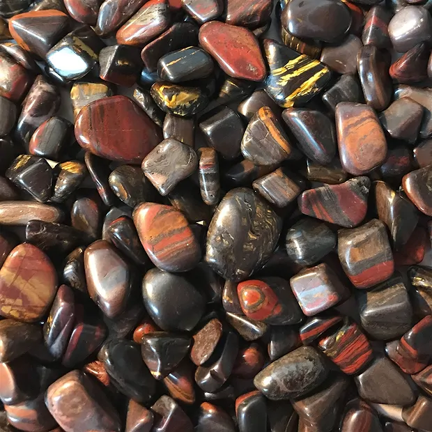 Trommelsteine Tigereisen, 1,0 - 1,5cm (B1) | GH Edelsteine, Heilsteine & Schmuck