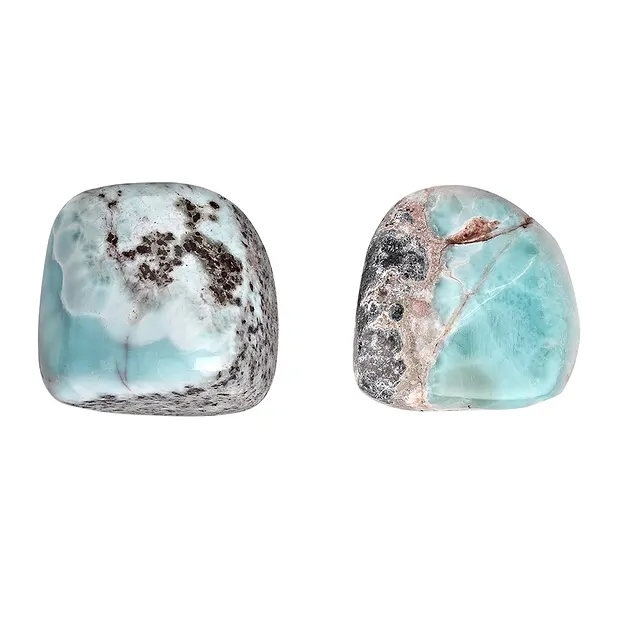 Trommelsteine Larimar B, 2,0 - 3,0cm (L) | GH Edelsteine, Heilsteine & Schmuck