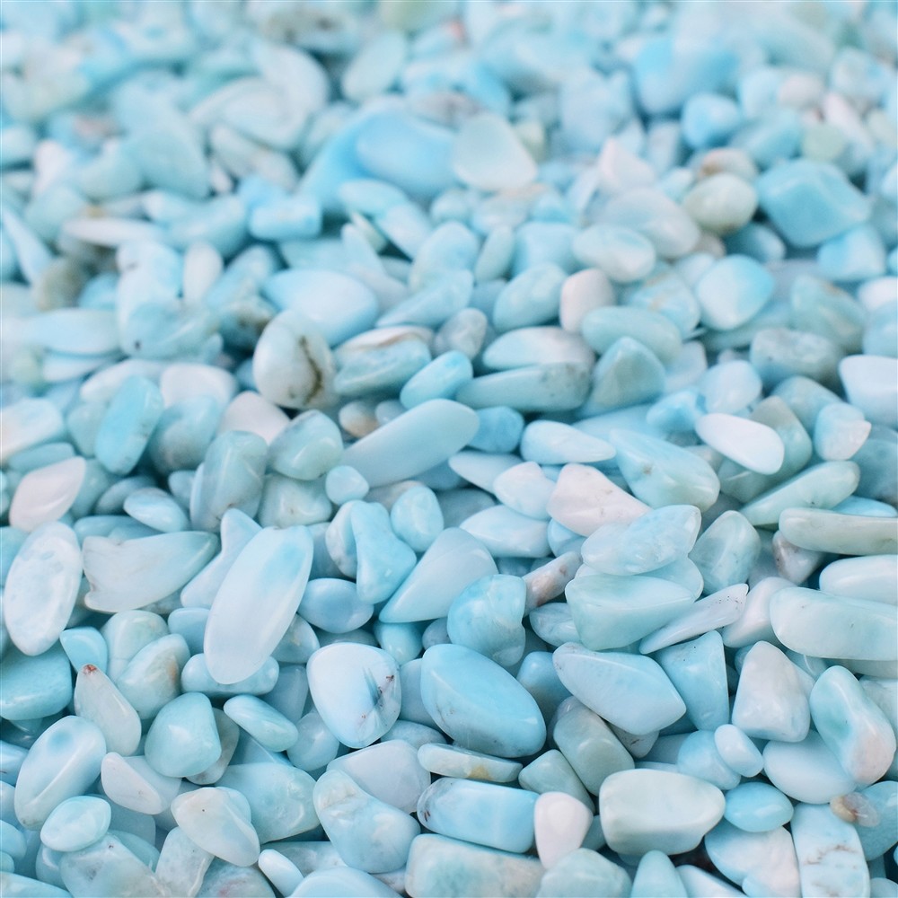 Pietra burattata di Larimar, 0,5 - 1,0 cm (C1) | Marco Schreier