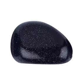 Tumbled Stones Gold stone violet (synth. Glass), 3,0 - 3,5cm (XL) | Marco Schreier