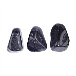 012100401 Pierres roulées en Verre aventuriné violet (verre synthétique), 2,0 - 2,5cm (M) | Marco Schreier