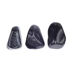 012100401 Pierres roulées en Verre aventuriné violet (verre synthétique), 2,0 - 2,5cm (M) | Marco Schreier