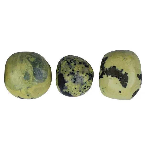 Piedra rodada Serpentina (Chitta), 1,8 - 2,5cm (M) | Marco Schreier