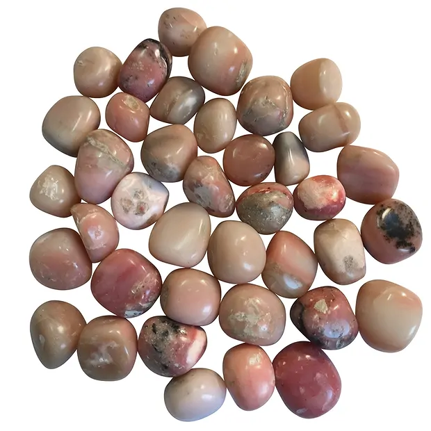 Pietra burattata opale (Opale andino rosa), 2,8 - 3,0 cm (L) | Marco Schreier