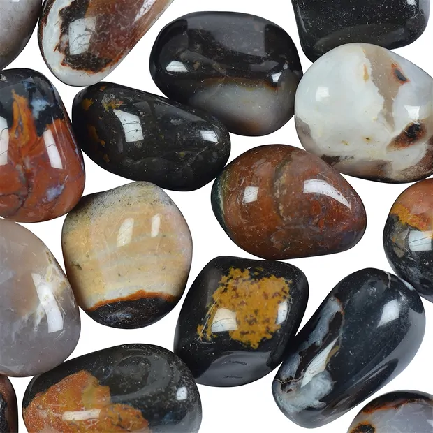 Trommelsteine Sardonyx, 3,0 - 4,0cm (XL) | GH Edelsteine, Heilsteine & Schmuck