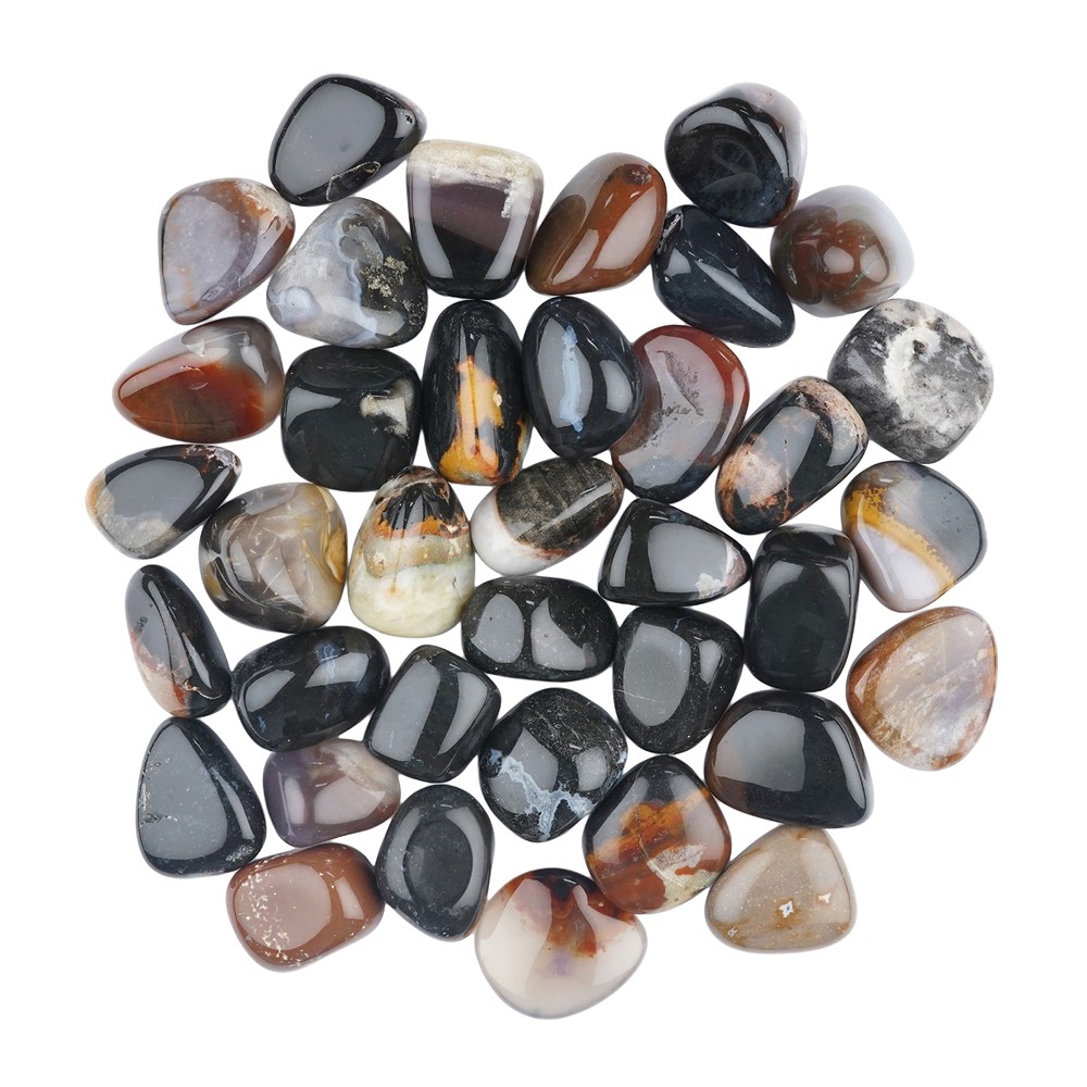 Pierres roulées Sardonyx, 2,5 - 3,0cm (L) | Marco Schreier