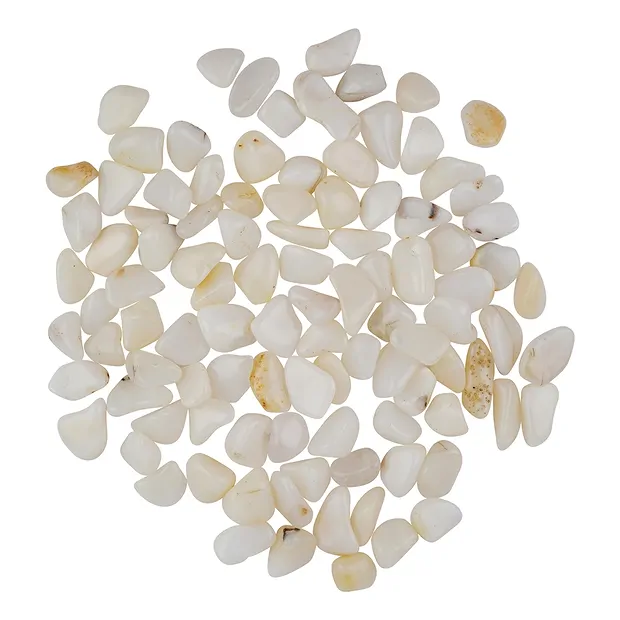 Piedra rodada Ópalo (blanco), 1,5 - 2,5cm (S) | Marco Schreier