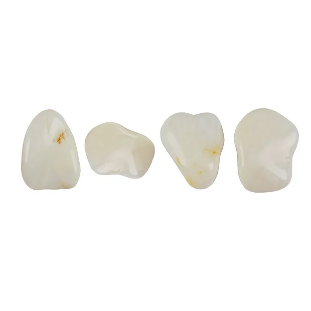 Pierres roulées Opale (blanche), 1,5 - 2,5cm (S) | Marco Schreier