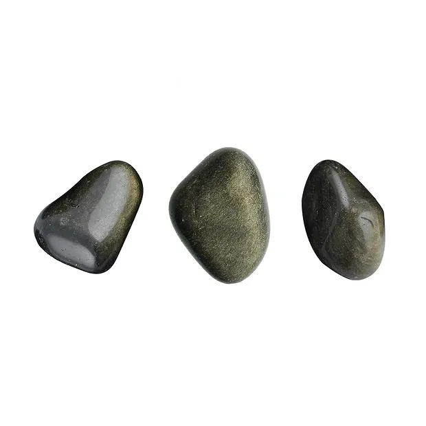 Piedra rodada Obsidiana (obsidiana dorada), 2,8 - 4,0 cm (XL) | Marco Schreier