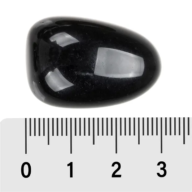 Trommelsteine Obsidian (schwarz), 2,8 - 3,2cm (XL) | Marco Schreier