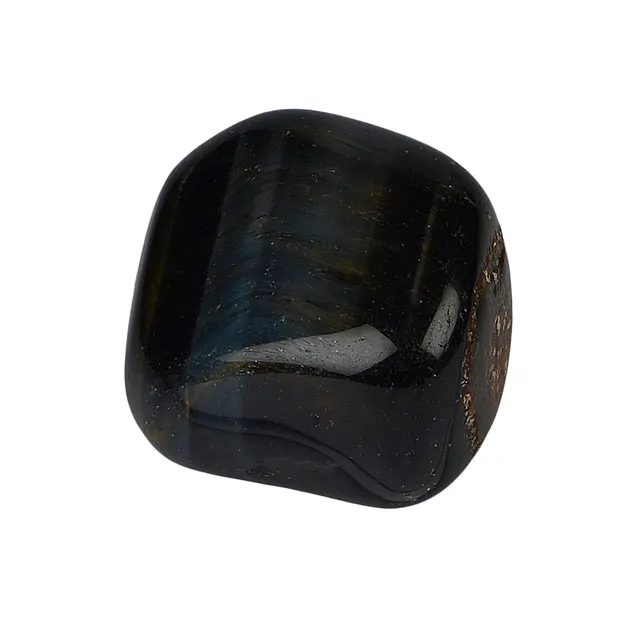 Piedras rodadas Ojo de tigre azul ("ojo de halcón"), 3.0 - 4.0cm (XL) | Marco Schreier
