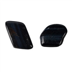 012970301 Pietre burattate Occhio di tigre blu ("Occhio di falco"), 2,5 - 4,0 cm (L) | Marco Schreier