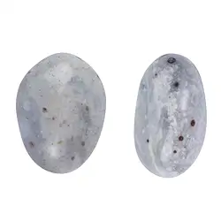 013120301 Pietra burattata calcedonio (manganese), 2,5 - 3,0 cm (L)  | Marco Schreier