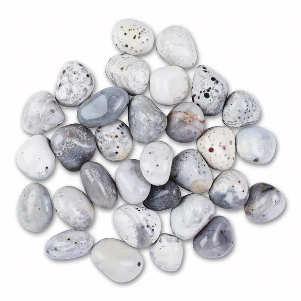 Tumbled stones chalcedony (manganese), 1.8 - 2.5 cm (M) | Marco Schreier