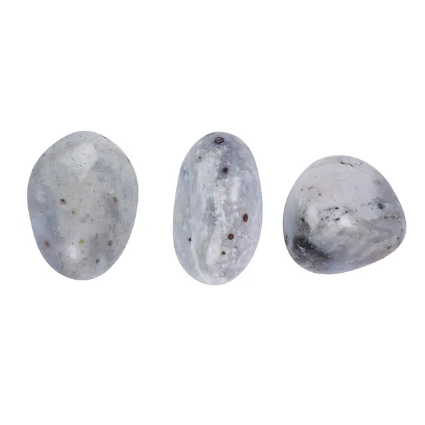 Pierres roulées Calcédoine (Manganèse), 1,8 - 2,5cm (M) | Marco Schreier