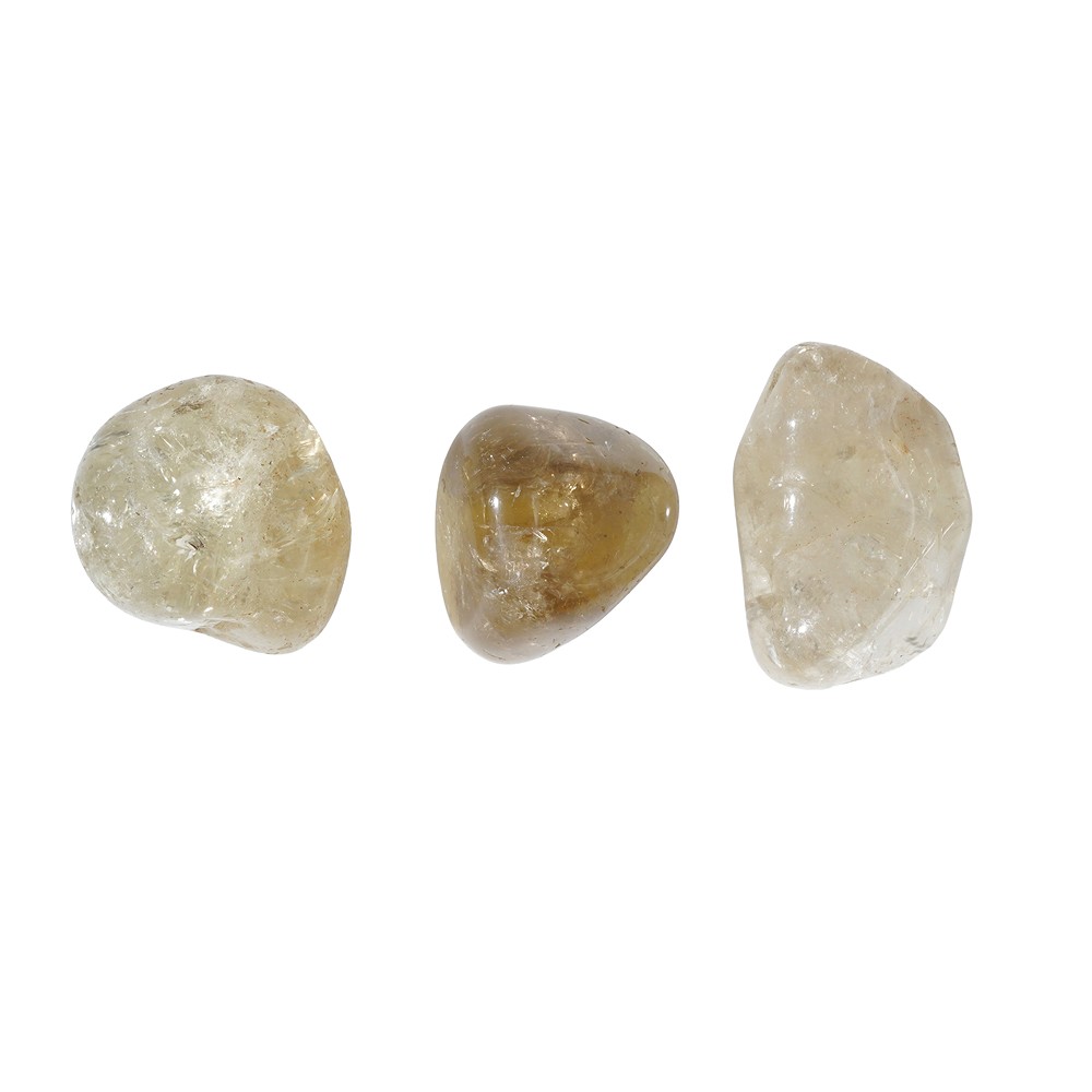 Pierres roulées de citrine (naturelles) B, 2,8 - 4,3 cm (XL) | Marco Schreier