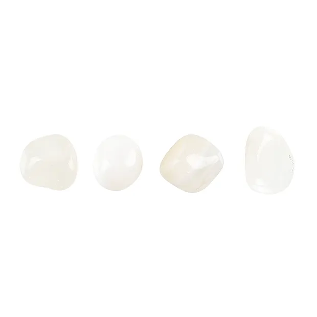 Pietre burattate Agata (bianca), 1,0 - 1,5 cm (S) | Marco Schreier