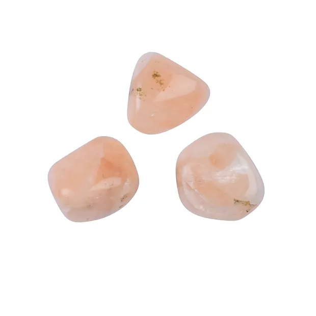 Trommelsteine Stilbit (rosa), 3,0 - 4,0cm (XL) | Marco Schreier