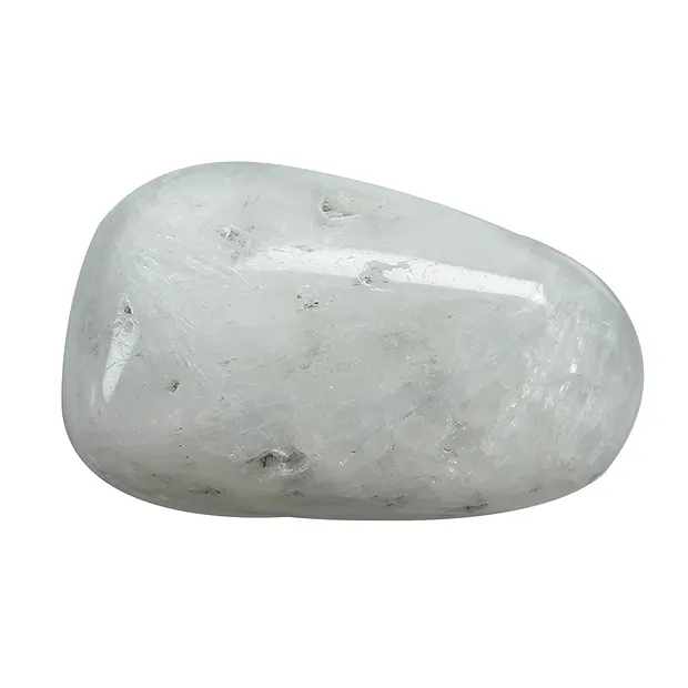 Pietra burattata skolecite (bianca), 3,0 - 4,0 cm (XL) | Marco Schreier