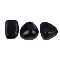 014320401 Tumbled Stones Shungite, 2,0 - 2,5cm (M) | wholesaler gems & healing stones