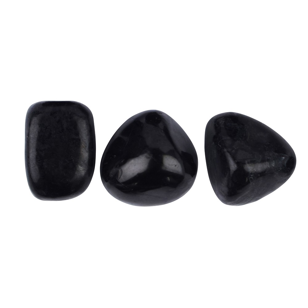 Trommelsteine Schungit, 2,0 - 2,5cm (M) | GH Edelsteine, Heilsteine & Schmuck