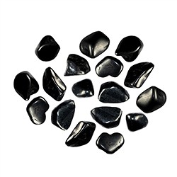 014320801 Trommelsteine Schungit, 0,5 - 0,7cm (B3) | GH Edelsteine, Heilsteine & Schmuck