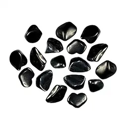 014320801 Pietra burattata Shungite, 0,5 - 0,7 cm (B3) | grossista gemme e pietre curative