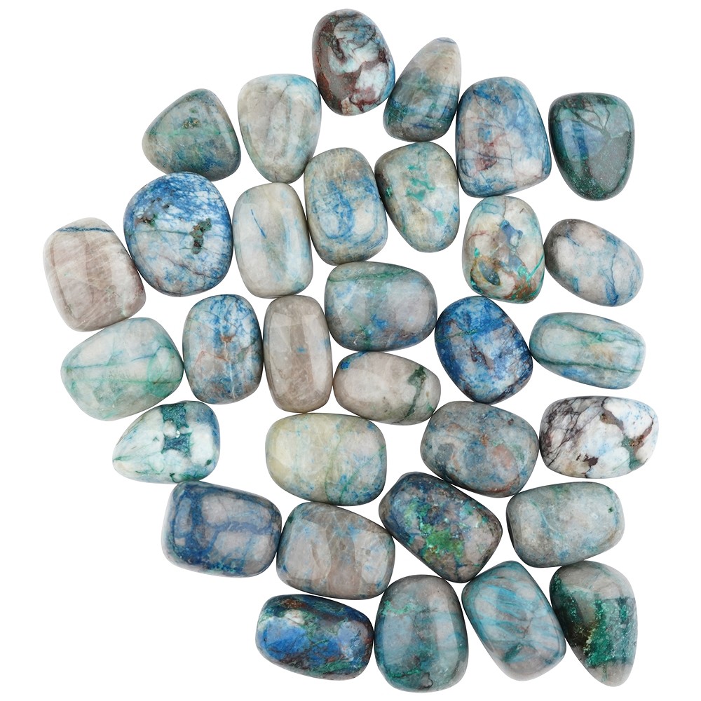 Pietra burattata shattuckite, 2,5 - 2,8 cm (L) | Marco Schreier