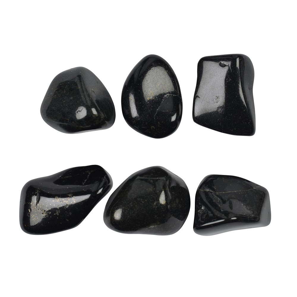 Piedras rodadas jade (Midnight Lemurian Jade), 3.0 - 4.5cm (XL) | Marco Schreier