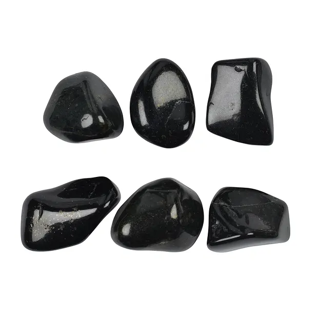 Tumbled Stones Jade (Midnight Lemurian Jade), 3,0 - 4,5cm (XL) | Marco Schreier