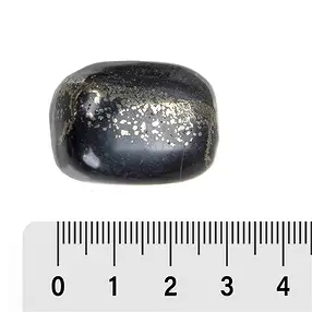 Tumbled Stones Pyrite in slate, 2,8 - 3,2cm (XL) | Marco Schreier