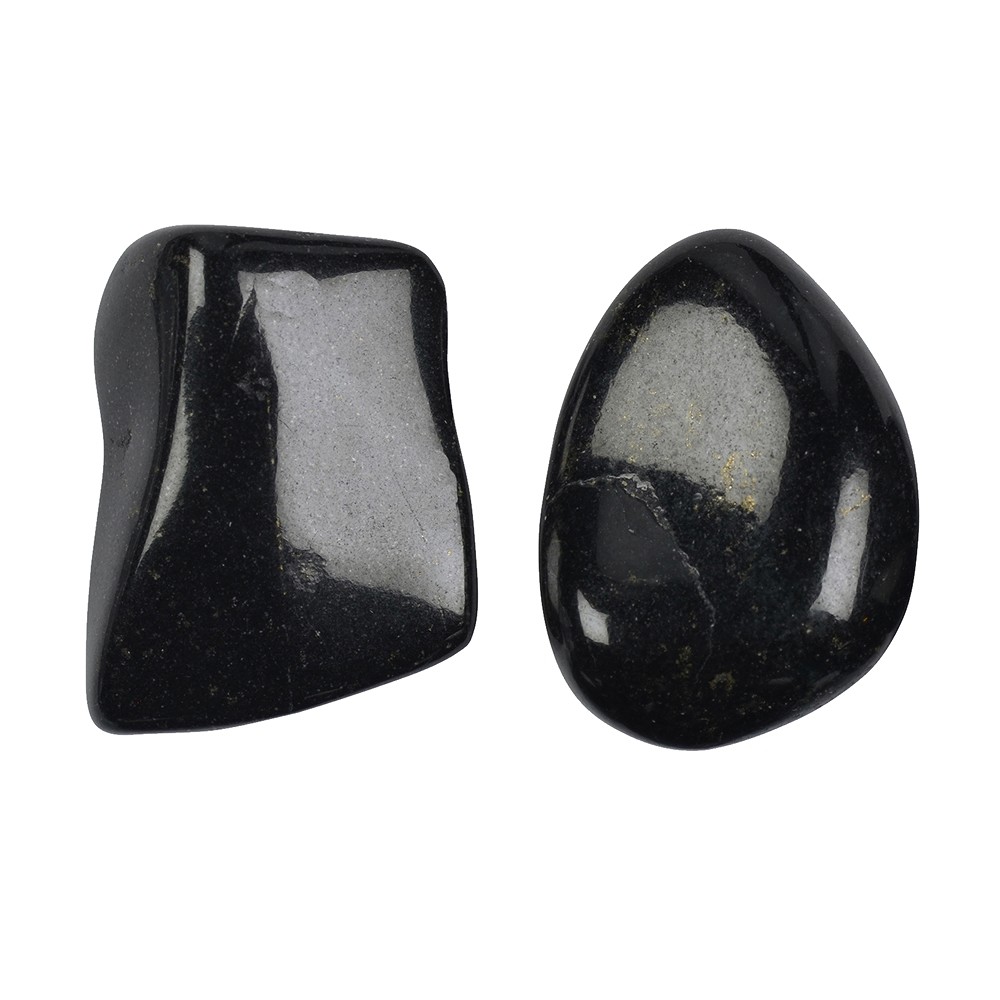 Pierres roulées en jade (Midnight Lemurian Jade), 2,5 - 3,5cm (L) | Marco Schreier