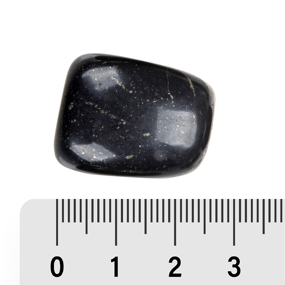 Tumbled Stone Pyrite in slate, 2,0 - 2,5cm (L) | gems, healing stones & jewelry
