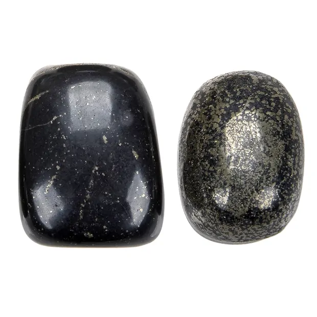 Trommelsteine Pyrit in Schiefer, 2,0 - 2,5cm (L) | Marco Schreier