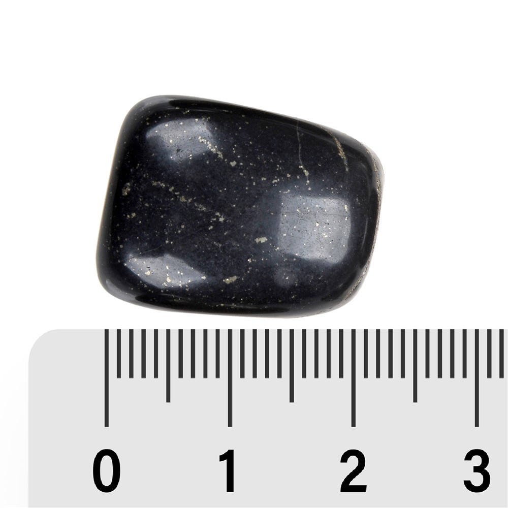 Pierres roulées Pyrite en ardoise, 1,8 - 2,2cm (M) | Marco Schreier