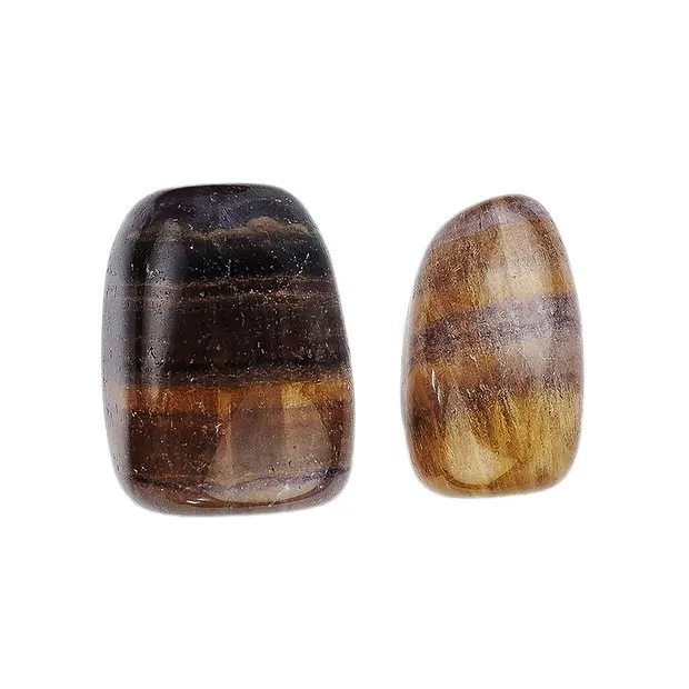 Pietra burattata fluorite (gialla), 2,2 - 2,7 cm (L) | Marco Schreier