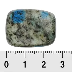 Pietra burattata K2 (Azurite in Gneiss), 2,5 - 3,2 cm (L) | Marco Schreier
