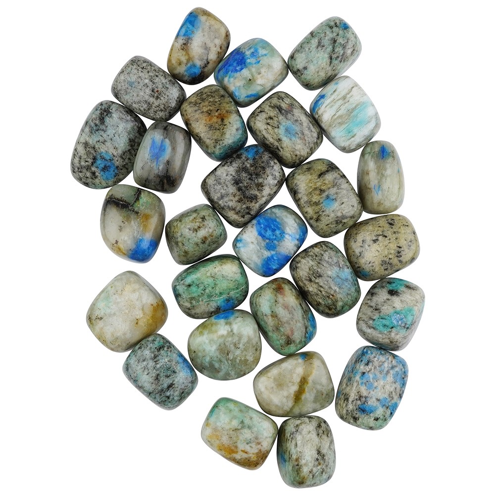 Piedras rodadas K2 (Azurita en Gneis), 2,5 - 3,2cm (L) | Marco Schreier